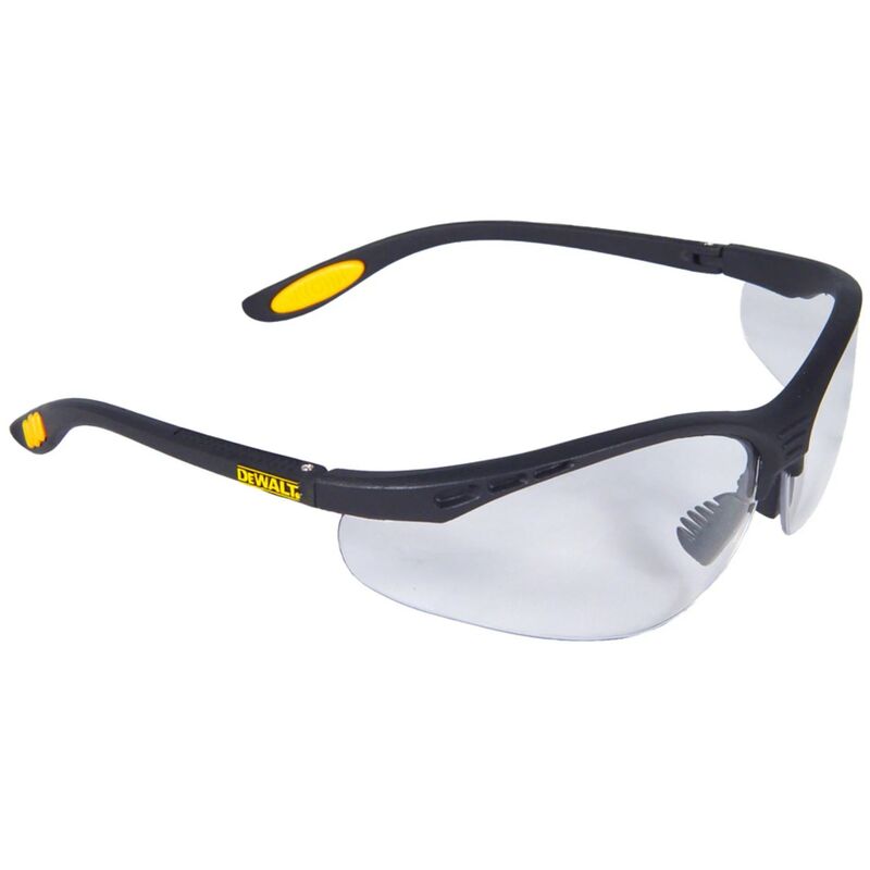 Reinforcer Clear Safety Glasses Half Frame Anti Scratch uva uvb DPG58-1D - Dewalt