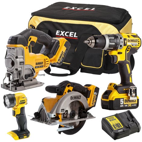 DeWalt DEWT4TKIT99 4 Piece Power Tool Kit 18V