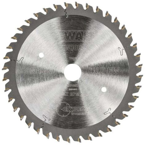 DeWALT - Disco da taglio per legno, 165x20 mm, 40 denti DT1091