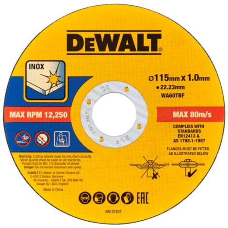 Dewalt – Disque à lamelles 20597 50 pièces 115mm x 1mm – Grain 80 pour bois dur – Coupe nette sans éclat – Compatible meuleuse - Dt20597-qz