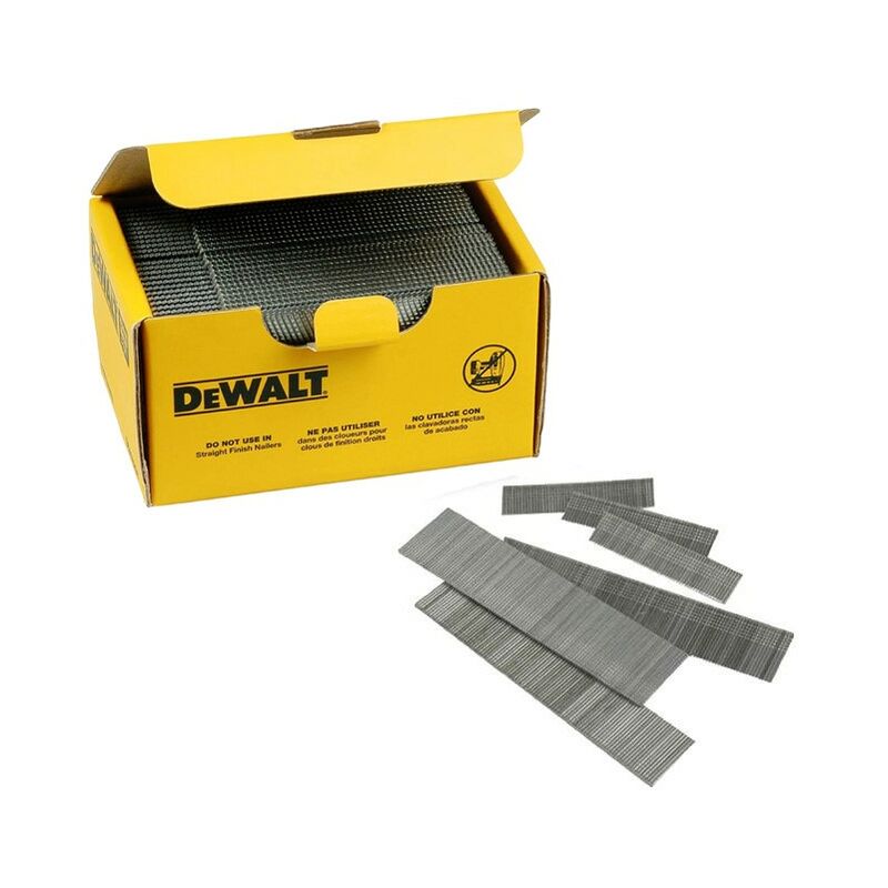 DNBA1663GZ 63mm 16 Gauge Angled Nails 2nd Fix 2500 Box - DT9904 DCN660 - Dewalt