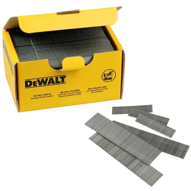 DNBA1632GZ 32mm 16 Gauge Angled Nails 2nd Fix 2500 Box - DT9900 DCN660 - Dewalt