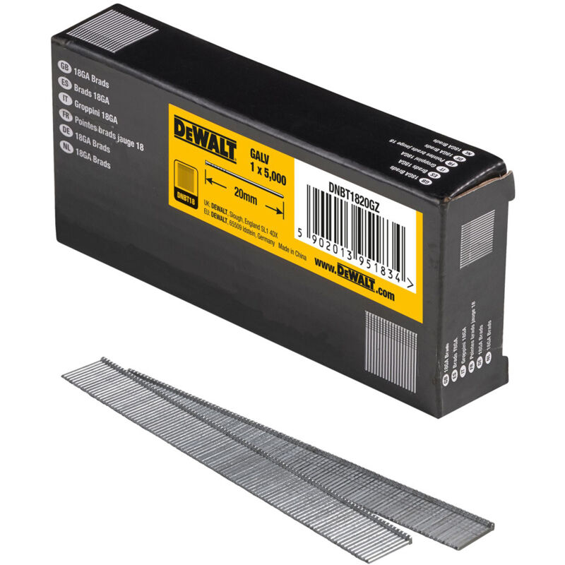 GROPPINI 18GA DEWALT 20mm - DNBT1820GZ