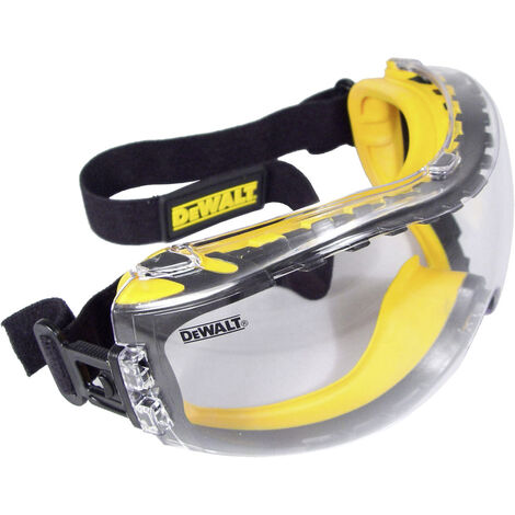 Dewalt DPG82-11D EU Schutzbrille mit Antibeschlag-Schutz Schwarz, Gelb DIN EN 166