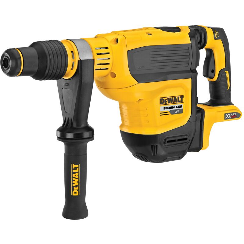 

Dewalt DCH614N-XJ Martillo Electroneumático sin escobillas XR FLEXVOLT 54V SDS-Max 6kg 45mm 10,5J 2 Modos sin cargador/batería con maletín