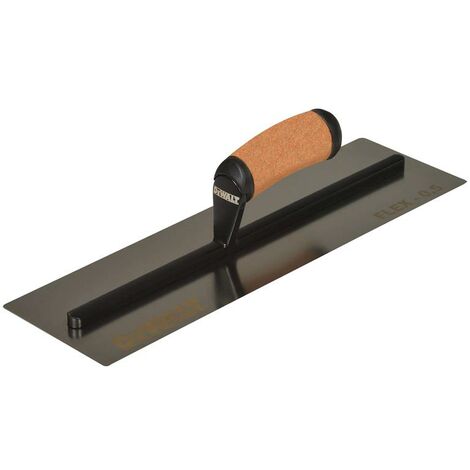 DEWALT Drywall EU 2-983 0.5mm FLEX Stainless Steel Flat Trowel, Leather Handle 16in DDW2983