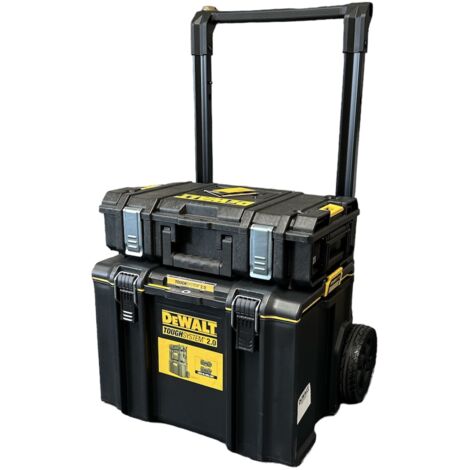 Dewalt DS450 Toughsystem Rolling Mobile Tool Storage Box Trolley + DS150 Case