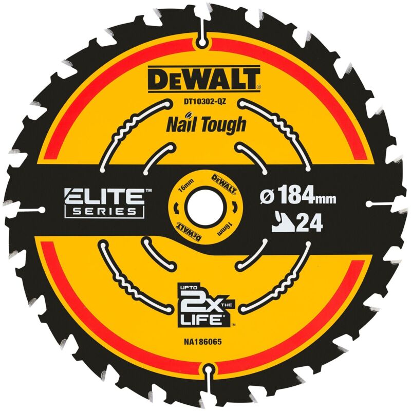 DeWALT Kreissägeblatt ELITE 184 x 16 mm/ 24 WZ