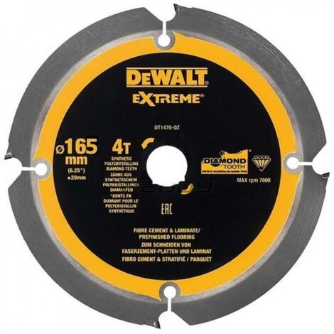 DeWalt DT1471-QZ disco sierra circular 165 mm diamante