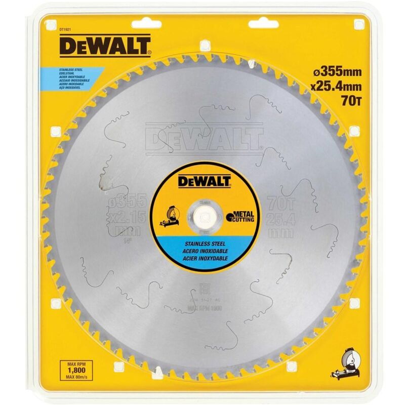 DeWalt Lame de scie circulaire en métal 35525 470tfz pour Edelstah lahl dt1921de QZ DT1921 QZ - vue 2