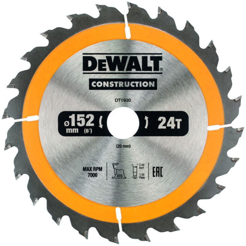 DeWALT Lame de scie circulaire 15220 mm DT1930 QZ