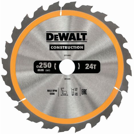 DeWalt DT4064-QZ 190x30mm Extreme Lame de scie circulaire
