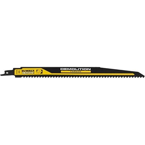 Dewalt DT20439-QZ Lama Seghetto Diritto Carbide 6TPI 230mm Legno Chiodato