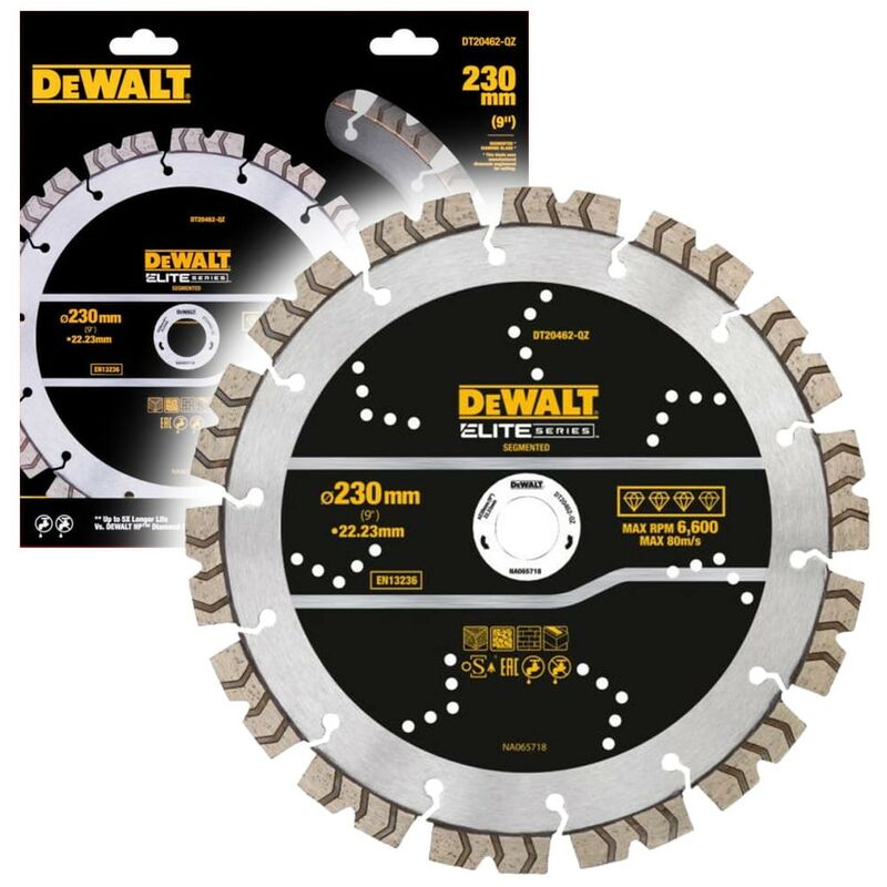 Dewalt - DT20462 Elite Series All Purpose Diamond Segmented Wheel 230mm 9 DCG460