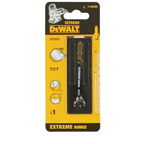 Dewalt DT2055-QZ Stichsägeblatt TCT 82 x 1,4 mm Metall