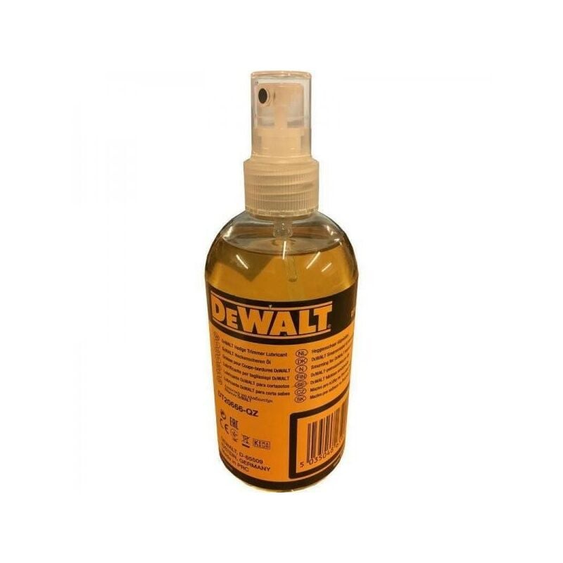 Dewalt - DT20666 Hedge Trimmer Cutter Blade Lubricant Oil 300ml DCM563 DCMPH566