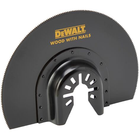 DeWalt DT20710-QZ accessori per utensile multifuzione - lama segmentata diametro 102mm - per tagli a filo di materiale e tagli a misura su legno, cartongesso e materiali plastici, Nero