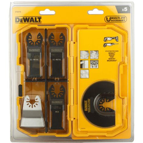 DeWalt, DT20715, QZ, Conjunto de accesorios de 5 hojas de sierra