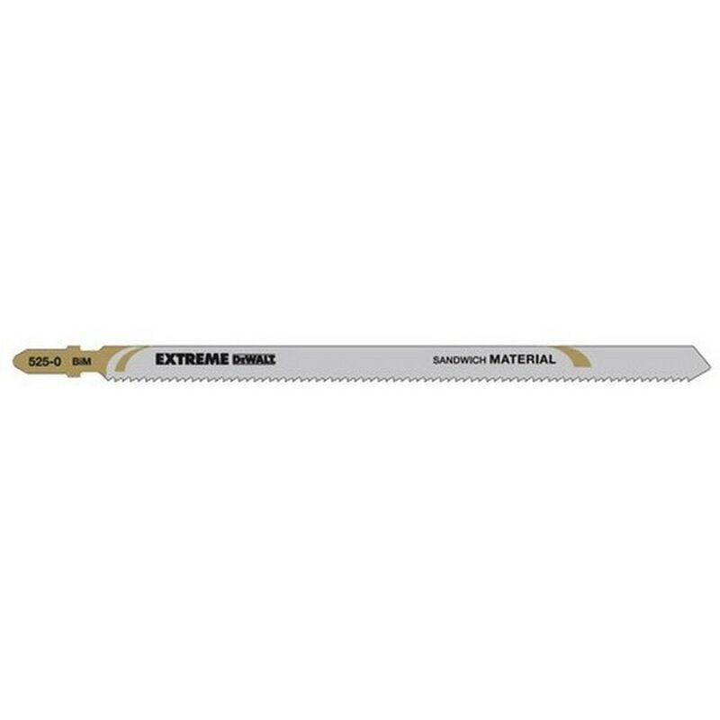 

Dewalt - DT2084-QZ - Hoja sierra calar Extreme bi-metal para material especial 180mm paso diente 1.7mm (5 ud)