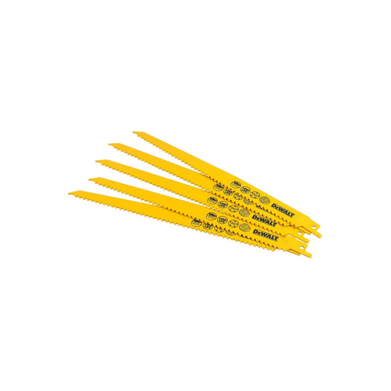DT2363QZ - Lame de scie sabre (22.8 cm,-acier riche en carbone) - Dewalt