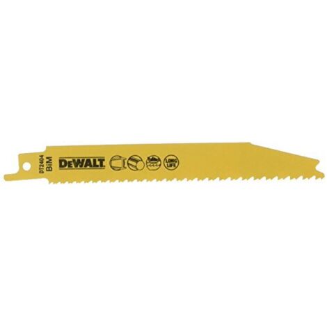 DeWalt, DT2404, QZ, Hoja de Sierra Sable BIM Progressor para metal