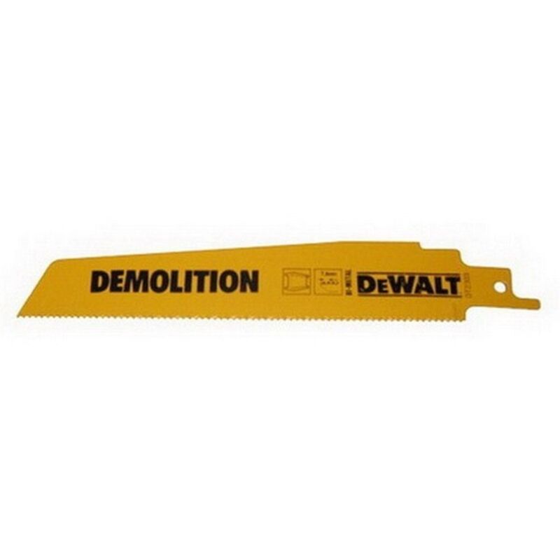 

DT2410-QZ Hojas demolition bi-metal acero y cobalto-203mm progressor madera ideal sierra sable bateria - Dewalt