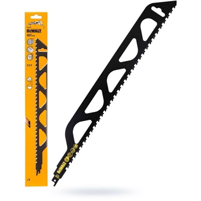 Lame de scie égoïne TCT DeWalt Béton brique et fibrociment 457 mm