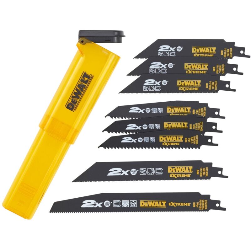 Coffret de 8 lames 2X long life DEWALT DT2443L QZ - vue 2