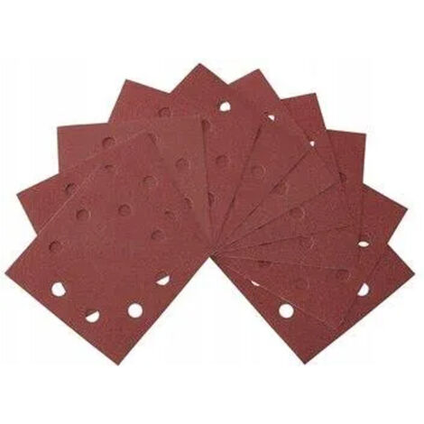 Dewalt DT3035-QZ Lija 1/4 de hoja 115x115mm perforada de fijación rápida, grano 240, para el lijado en seco de maderas y pinturas
