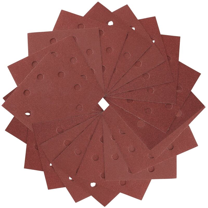 

Dewalt DT3035-QZ Lija 1/4 de hoja 115x115mm perforada de fijación rápida, grano 240, para el lijado en seco de maderas y pinturas