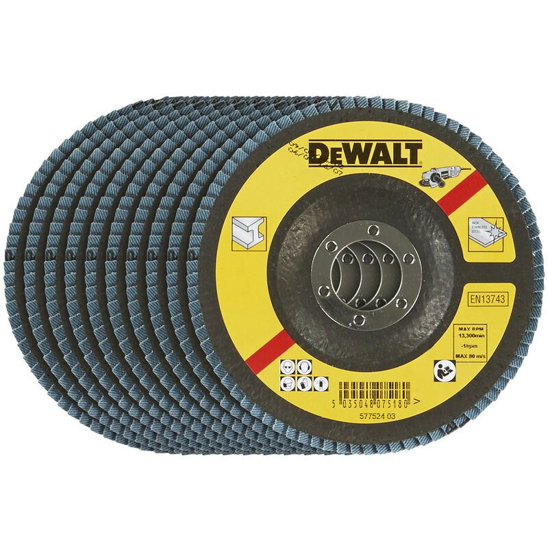 

Dewalt DT3294-QZ Disco de láminas Ø115mm, grano 80 - Plano