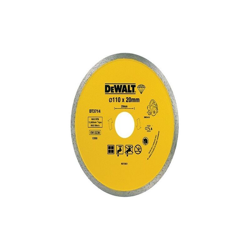 Dewalt - disque diamant 110MM