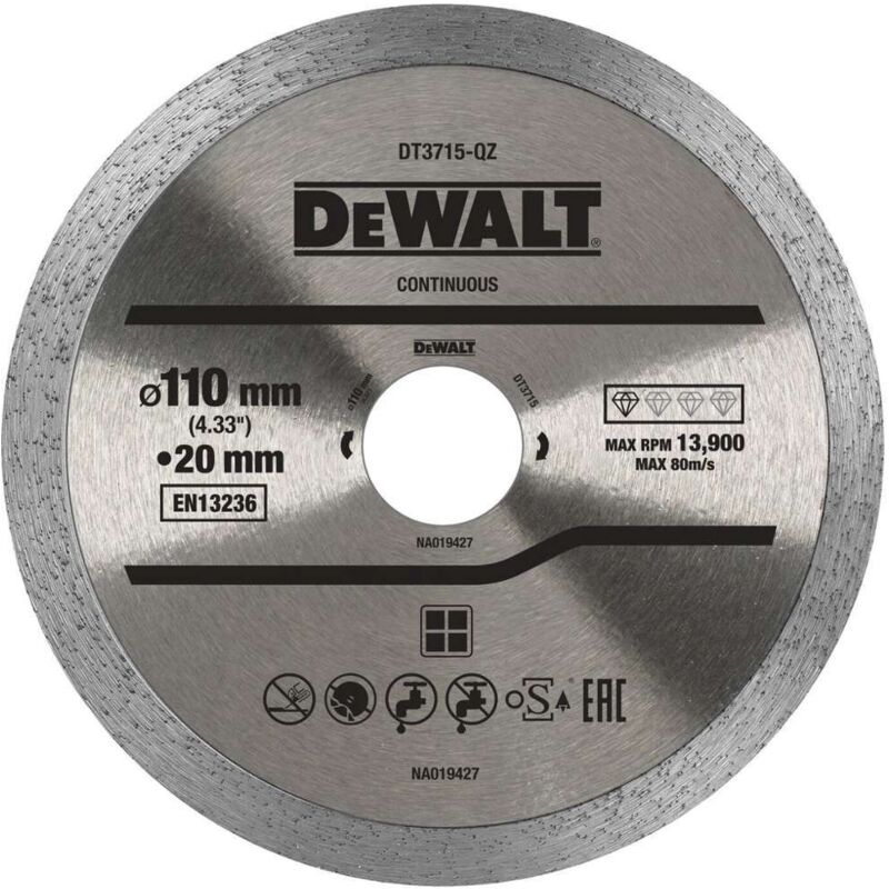 Meule De Tronçonnage DeWALT DT3715-QZ – 110 mm COUPE ULTRA NETTE - vue 2