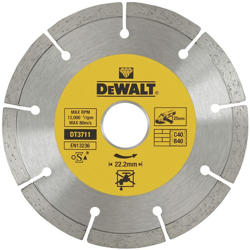 Image of Dewalt - DT3711-QZ - Disco diamantato 125x22,2mm