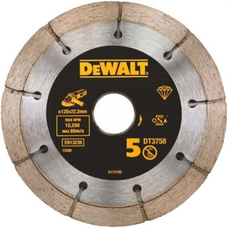 DeWalt DT3758 Tarcza diamentowa argent 125 mm