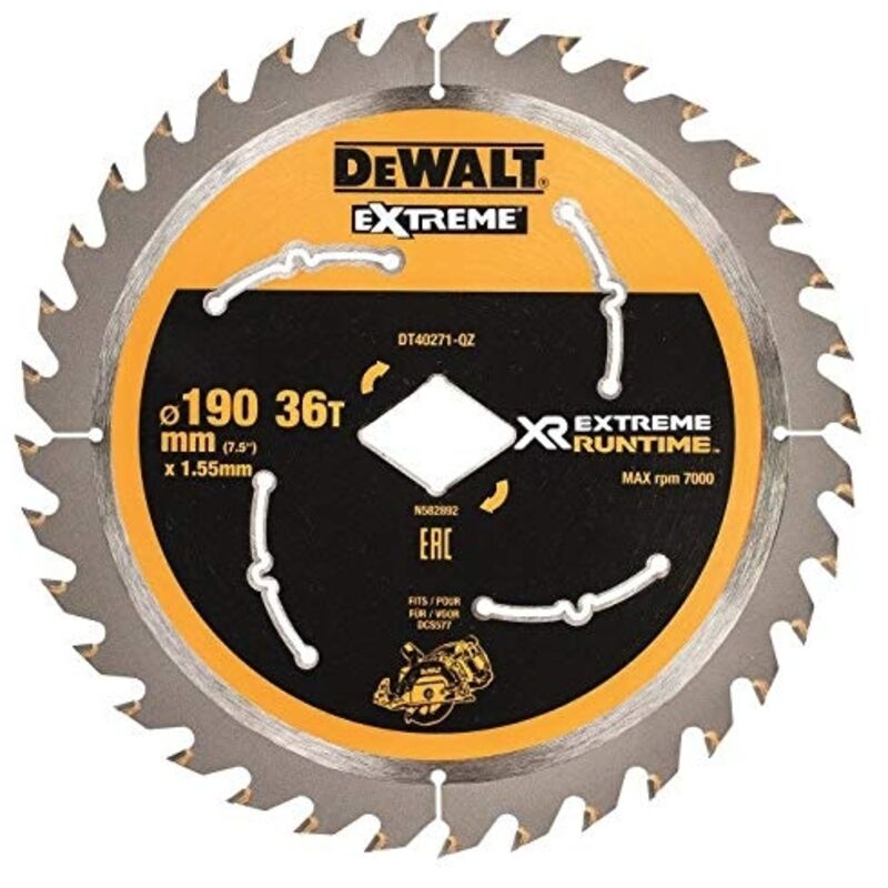 DEWALT Lames de scie circulaire diamant pour DCS578 190 mm - vue 2