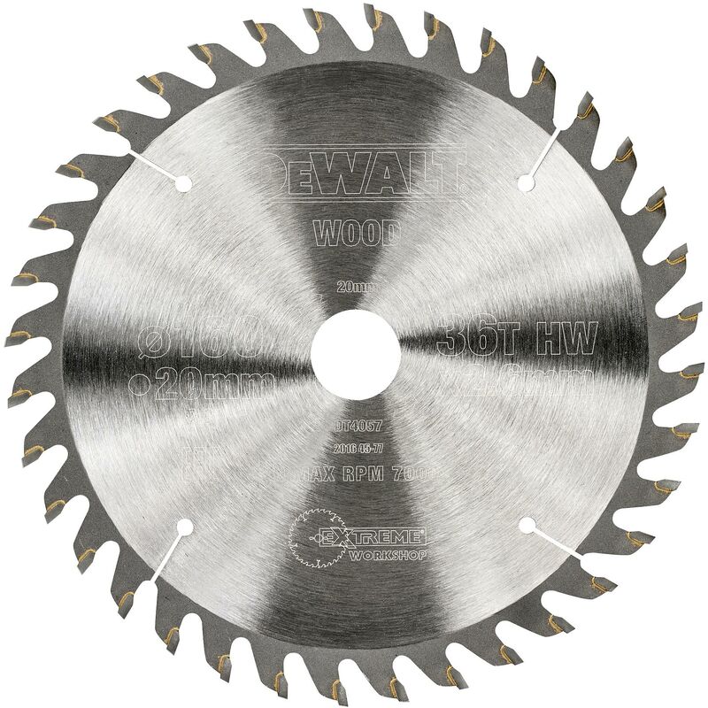 

Dewalt DT4057-QZ Hoja para sierra circular portátil 160x20mm 36D
