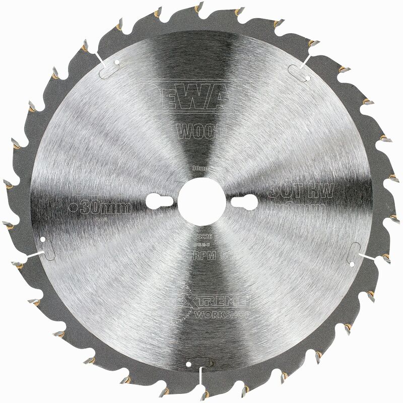 

DT4226-QZ Hoja para sierra circular estacionaria 250x30mm 30D - Dewalt