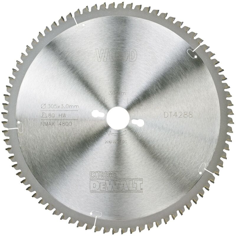

Dewalt DT4288-QZ Hoja para sierra circular estacionaria 305x30mm 80D