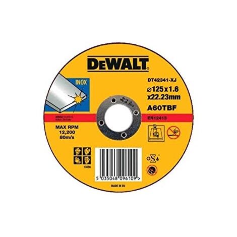 DEWALT DT43906-QZ DISQUE À TRONÇONNER, JAUNE