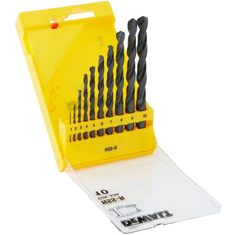 Coffret de forets métal Extrudes DIN 338 DEWALT HSS R Ø 1 à 10 mm DT5911 - vue 2