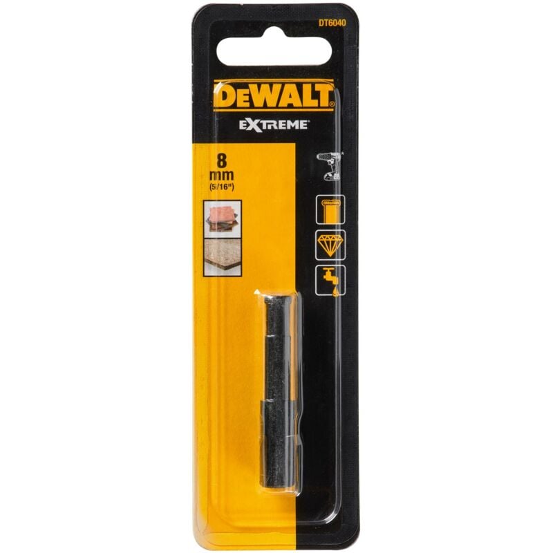 Foret Pointe Diamanté Dewalt Foret pour carrelage 8mm ( Prix pour 1 )