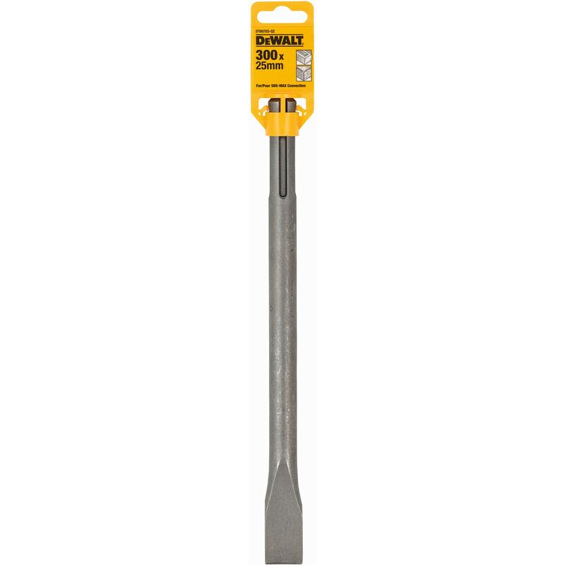 

DT60703-QZ Cincel plano SDS-Max 25x280mm de Alto rendimiento - Dewalt