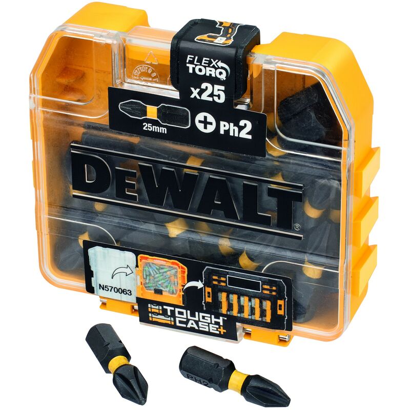 

DT70555T-QZ Juego de 25 Puntas Ph2 25mm - Dewalt