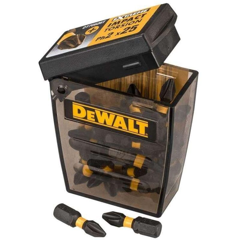 DT70555T-QZ Ph2 25mm Torsion Tic Tac pack of 25 - Dewalt