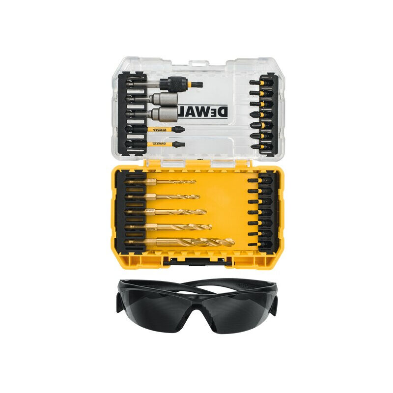 DeWalt DT70735T-QZ - Juego de 25 piezas para taladros eléctricos - Brocas y puntas de taladro FLEXTORQ