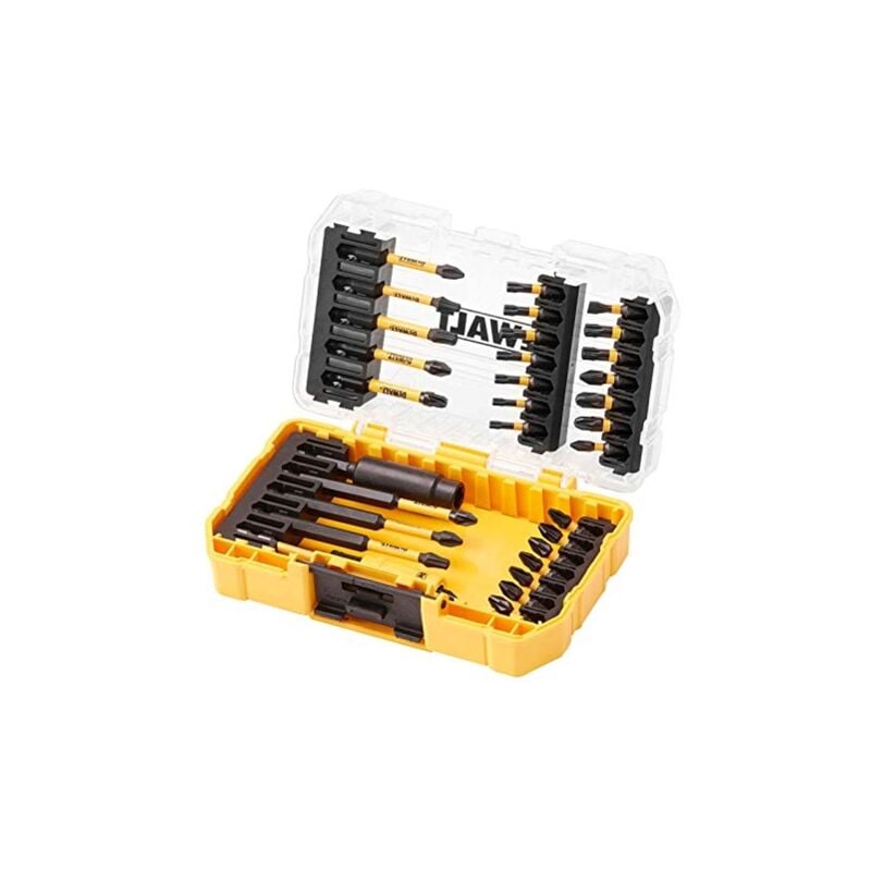 Dewalt - DT70743T-QZ coffret toughcase 32 pièces - embouts de vissage flextorq - pour perceuse-visseuse DEWDT70743T