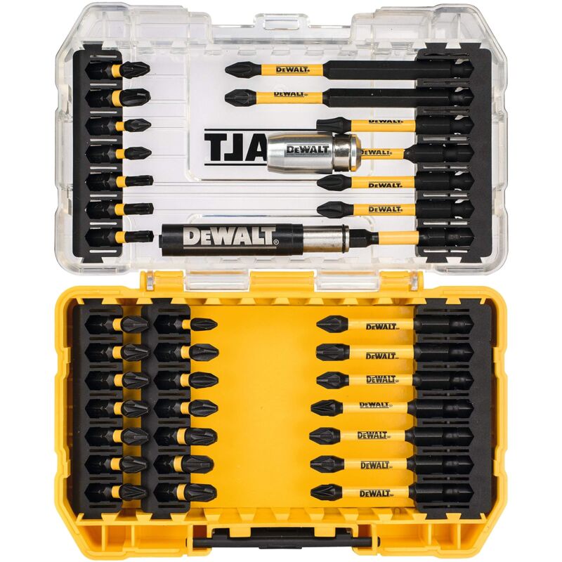 DT70731T-QZ, Juego de destornilladores, Estuche toughcase, 37 piezas para taladro atornillador flextorq - Dewalt