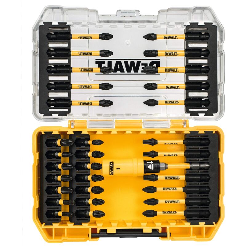 Dewalt - DT70737T-QZ - Toughcase: Juego de 31 piezas - Puntas de atornillador flextorq
