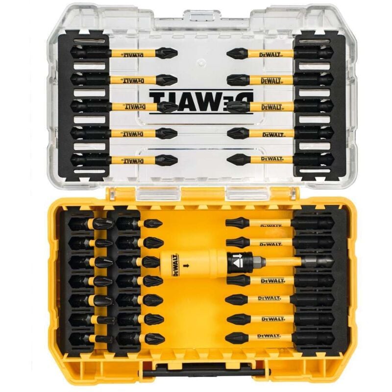 Accessori - Set di bit e punte per cacciavite da 31 pezzi flextorq DT70737T - Dewalt
